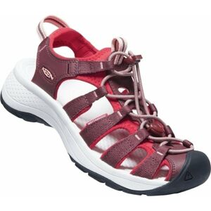 Keen Astoria West Women's Sandals Andorra/Red Dahlia 39,5 Dámské outdoorové boty