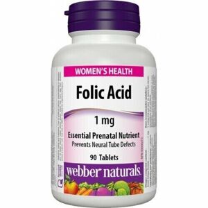 Webber Naturals Folic Acid 90 tabs