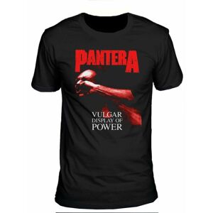 Pantera Tričko Unisex Vulgar Display of Power Red Unisex Black M