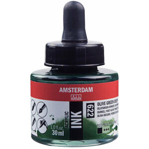 Amsterdam Acrylic Ink 622 Olive Green Deep 30 ml