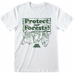 Star Wars Tričko Protect Our Forest Bílá 2XL