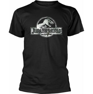 Jurassic World Tričko Logo Černá L