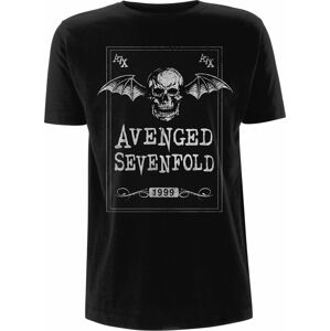 Avenged Sevenfold Tričko Face Card Černá L