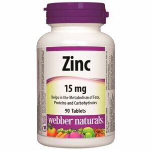 Webber Naturals Zinc 90 tabs