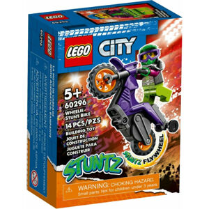 LEGO City 60296 Kaskardérská wheelie motorka