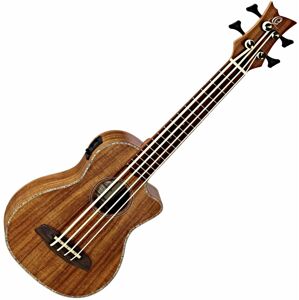 Ortega Caiman Basové ukulele Natural