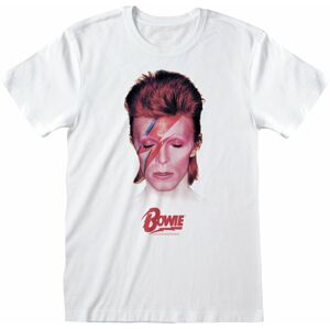 David Bowie Tričko Aladdin Sane Bílá L