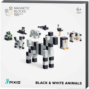 Pixio Magnetická stavebnice Black And White Animals