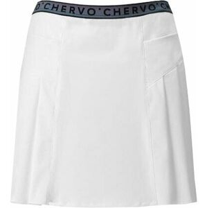 Chervo Womens Joke Skirt White 36