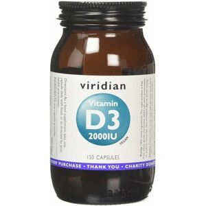 Viridian Vitamin D3 2000IU Kapsle