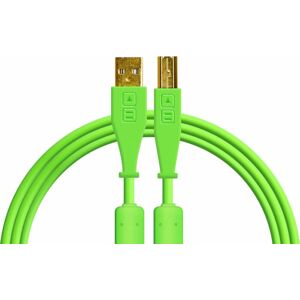 DJ Techtools Chroma Cable Zelená 1,5 m USB kabel