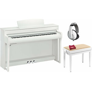 Yamaha CLP-745 WH SET Bílá Digitální piano