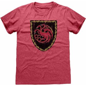House Of The Dragon Tričko Targaryen Crest S Red