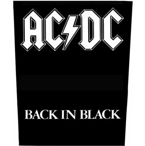 AC/DC Back in Black Nášivka Černá