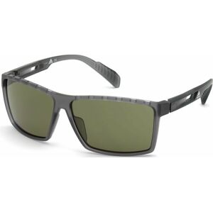 Adidas SP0010 20N Transparent Frosted Grey/Green Kolor Up Sportovní brýle