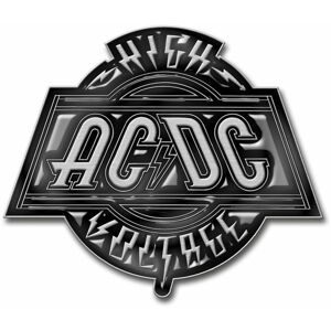 AC/DC High Voltage Metal Odznak Šedá Hudební odznaky