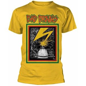 Bad Brains Tričko Logo Žlutá XL