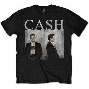 Johnny Cash Tričko Mug Shot Černá XL