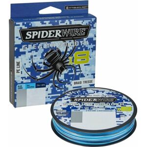 SpiderWire Stealth® Smooth8 x8 PE Braid Blue Camo 0,07 mm 6 kg-13 lbs 150 m