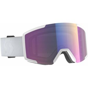 Scott Shield Mineral White/Enhancer Teal Chrome Lyžařské brýle