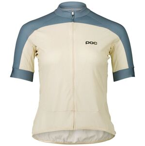 POC Essential Road Women's Logo Jersey Dres Okenite Off-White/Calcite Blue S