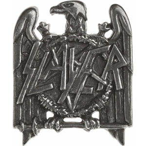 Slayer Eagle Pin Badge Odznak Šedá Hudební odznaky