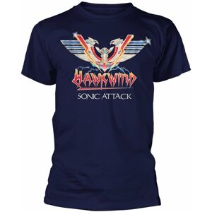 Hawkwind Tričko Sonic Attack Modrá XL