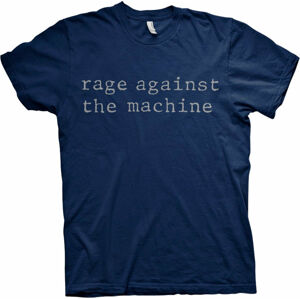 Rage Against The Machine Tričko Original Logo Modrá S
