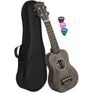 Cascha HH 3960 Sopránové ukulele Black