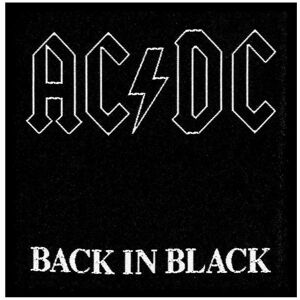 AC/DC Back in Black Nášivka Černá