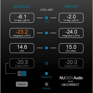 Nugen Audio LM-Correct DynApt (Extension) (Digitální produkt)