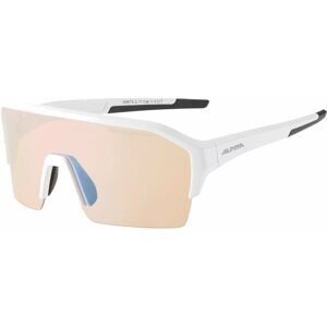 Alpina Ram HR Q-Lite V White Matt/Blue Cyklistické brýle