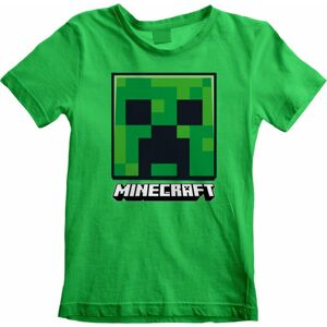 Minecraft Tričko Creeper Face Zelená 7 - 8 let
