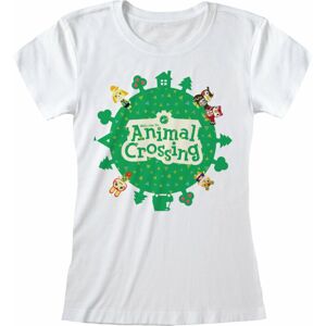 Nintendo Animal Crossing Tričko Logo Bílá L