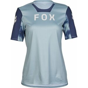 FOX Womens Defend Taunt Short Sleeve Jersey Dres Gunmetal XS