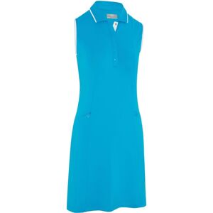 Callaway Womens Sleeveless Dress With Snap Placket Vivid Blue M
