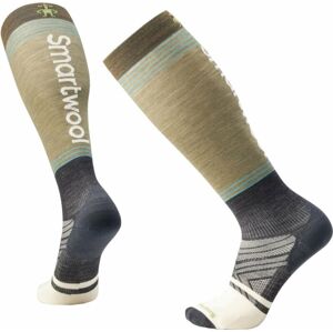 Smartwool Ski Zero Cushion Logo OTC Socks Winter Moss M Lyžařské ponožky