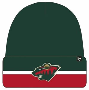Minnesota Wild Split Cuff Knit Dark Green UNI Hokejová čepice