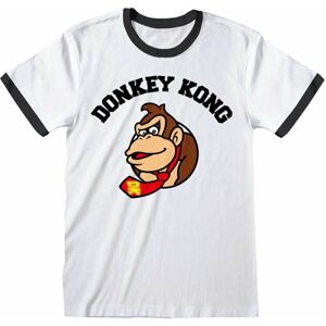 Nintendo Donkey Kong Tričko Donkey Kong Circle Bílá-Černá XL