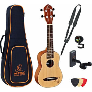 Ortega RU5-SO Deluxe SET Sopránové ukulele Natural