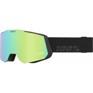 100% Snowcraft Black/HiPER Green Mirror/HiPER Turquoise Mirror Lyžařské brýle