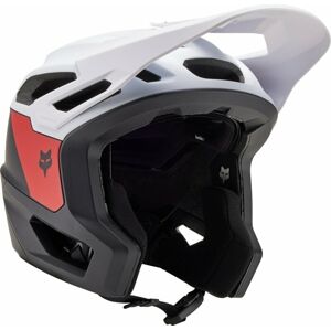 FOX Dropframe Pro Helmet Black/White M Cyklistická helma