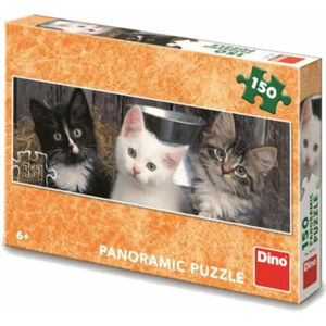 Dino Panoramatické puzzle Tři koťata 150 dílků