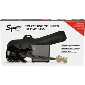 Fender Squier Affinity Series Precision Bass PJ Pack IL Černá