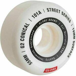 Globe G2 Conical Street Skateboard Wheel 53 mm White/Essential