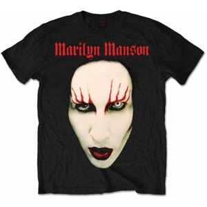 Marilyn Manson Tričko Unisex Red Lips Unisex Black XL