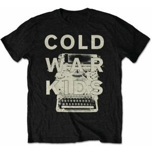 Cold War Kids Tričko Typewriter Černá 2XL