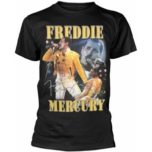 Freddie Mercury Tričko Homage Černá S