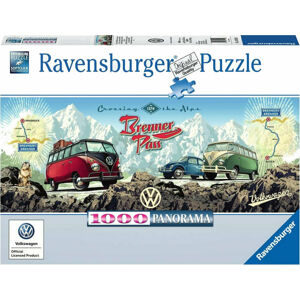 Ravensburger Puzzle Přes Alpy s VW 1000 dílků