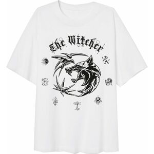 Witcher Tričko Symbols (Super Heroes Collection) Bílá M